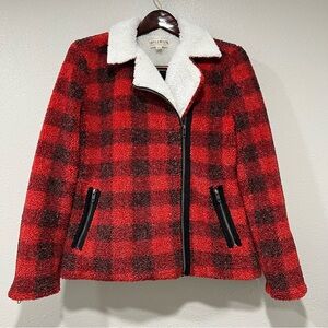 Idyllwind Miranda Lambert Buffalo Plaid Sherpa Lined Women’s Jacket Size Medium